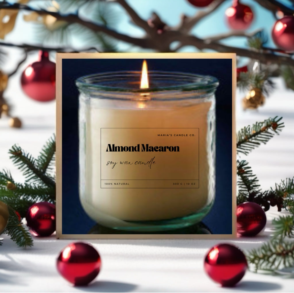 Recycled Glass Soy Hand Pour Candles 10oz-14oz